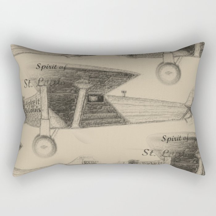 Spirit of St. Louis, 1927 Rectangular Pillow