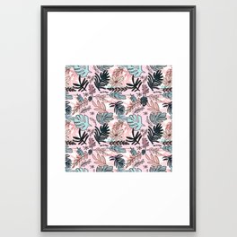 Blushing Tropics Framed Art Print