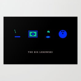 The Big Lebowski, Four Icon Challenge Art Print