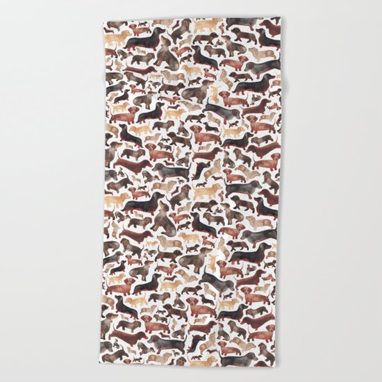 Dachshund Beach Towel