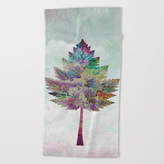 Like a Tree 2. version Beach Towel