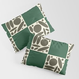 Geometric modern shapes checkerboard 23 Pillow Sham