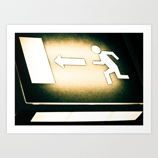 Exit Art Print