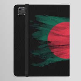 Bangladesh flag brush stroke, national flag iPad Folio Case