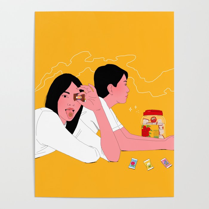 Asian Nostalgia Snacks - Candy Poster