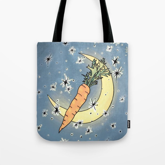 Space Carrot Tote Bag