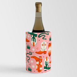 Various cowboy boots pattern Wine Chiller