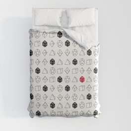 Dungeons and Dragons Dice Duvet Cover