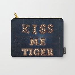 Kiss me Tiger -  Wall-Art for Hotel-Rooms Carry-All Pouch
