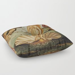 The Birth of Venus by Sandro Botticelli Floor Pillow