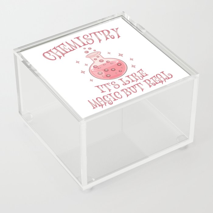 Chemistry - It's Like Magic But Real - Funny Science Acrylic Box