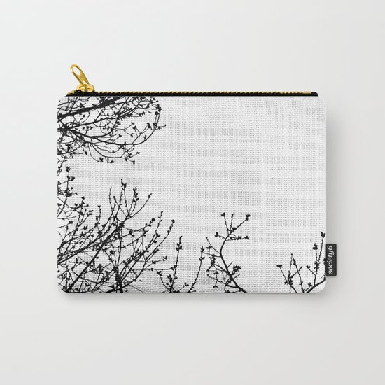 Zebra Branches Carry-All Pouch