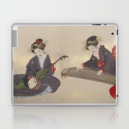 Concert Two Women and an Attendant  紅葉山中猿鹿図  Laptop Skin