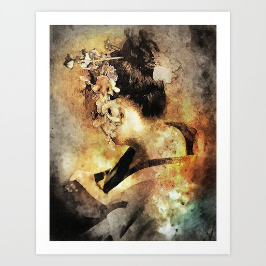 The Last Geisha Art Print