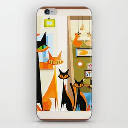Adorable Atomic Cat Series #13 iPhone Skin