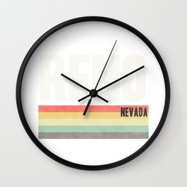 Reno design | Nevada Gifts design Wall Clock