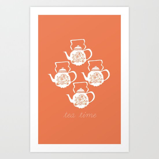 Tea Time Art Print
