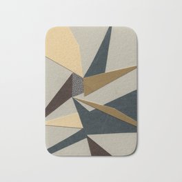 Intersect (9.17) Bath Mat | Triangle, Art, Paper, Abstractart, Abstractshapes, Shapes, Triangles, Colorcollage, Papercollage, Edges 