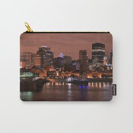 Montreal Carry-All Pouch | Skyscrapers, Citylights, Sky, Photo, Buildings, Montreal, Mtl, Water, City, Partylife 