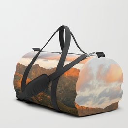 Alpine Sunrise Panorama Duffle Bag