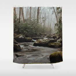 Great Smoky Mountains National Park - Porter's Creek Shower Curtain