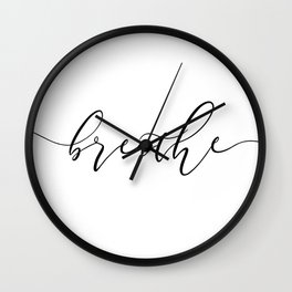 Breathe Wall Clock