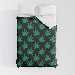 Weed Pattern 420 Duvet Cover