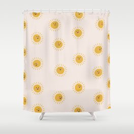 Happy Sunshine Shower Curtain