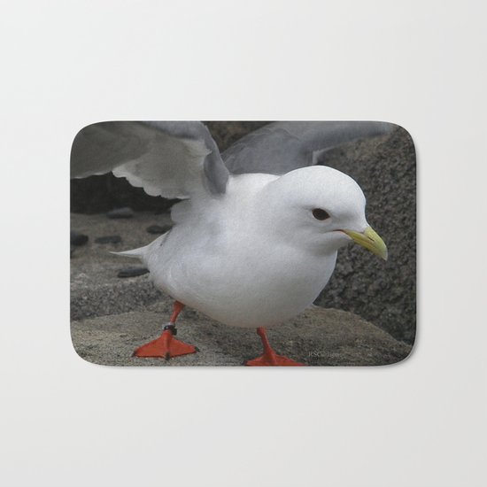 Red-Legged Kittiwake Bath Mat