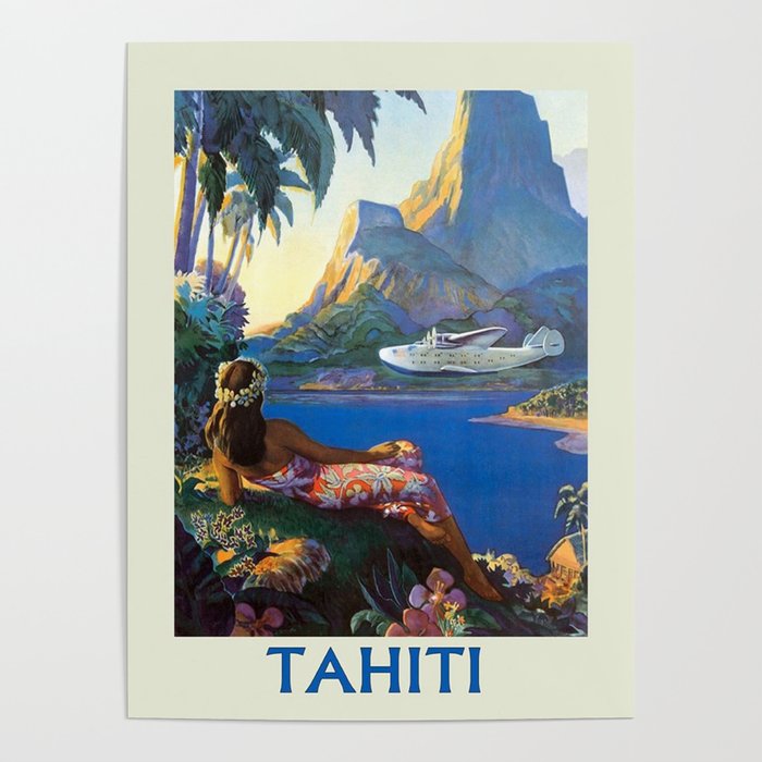 Vintage poster - Tahiti Poster