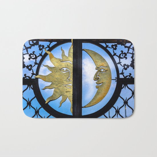 Sun and Moon Bath Mat