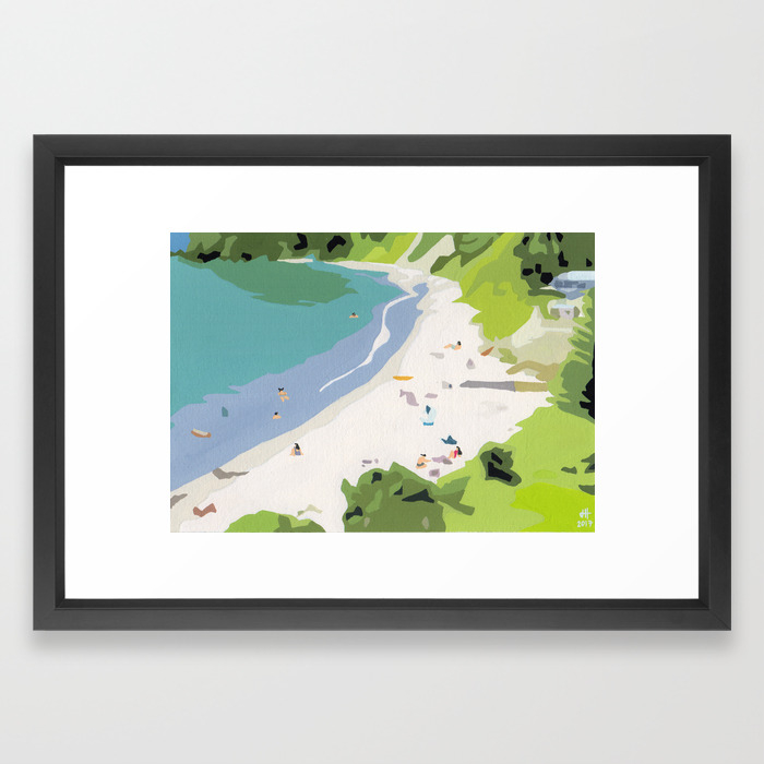 Tiltshift Framed Art Print