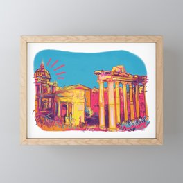Afternoon in Rome Framed Mini Art Print