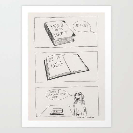 dog Art Print