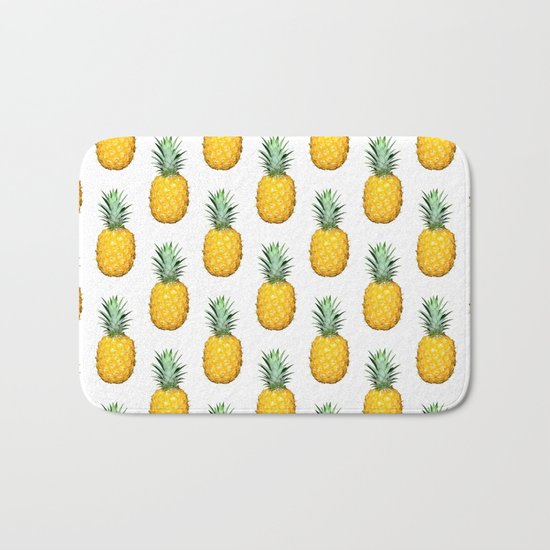 Big Pineapples Bath Mat