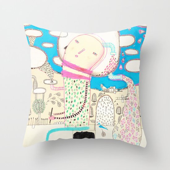 Be led by your dreams Throw Pillow