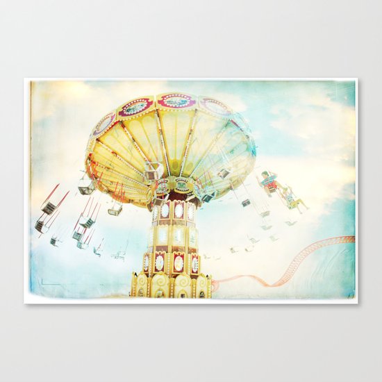 Step back into fun Canvas Print