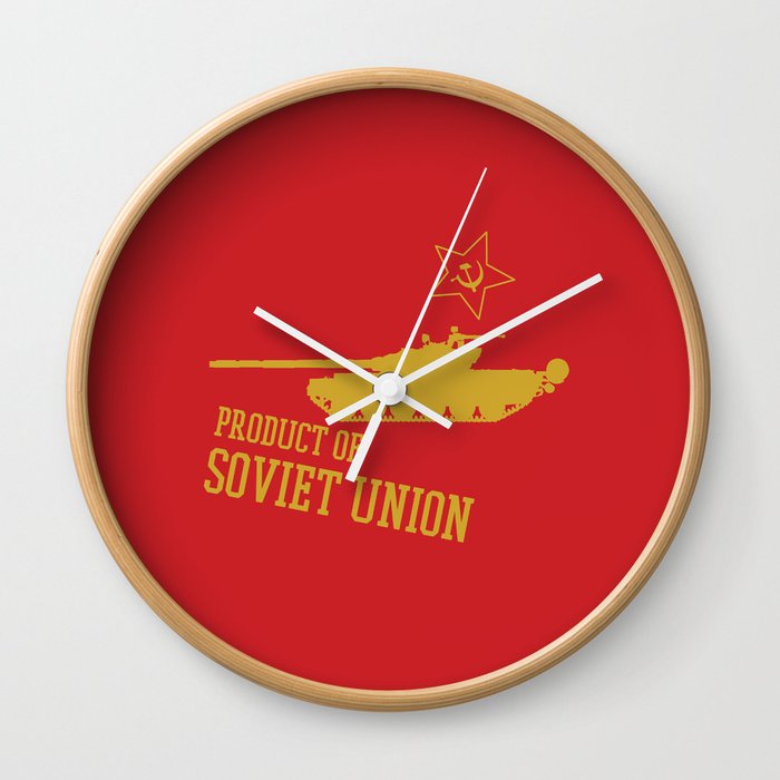 T 72 Product Of Soviet Union Wall Clock