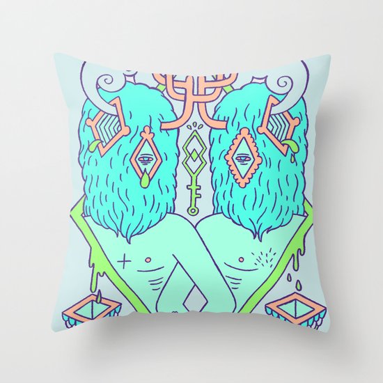 a kind of logic Throw Pillow