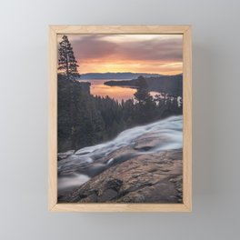 Lake Tahoe Sunrise Framed Mini Art Print