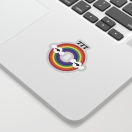 Rainbow 777 Sticker