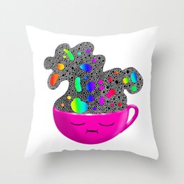 Cup of dreams Throw Pillow