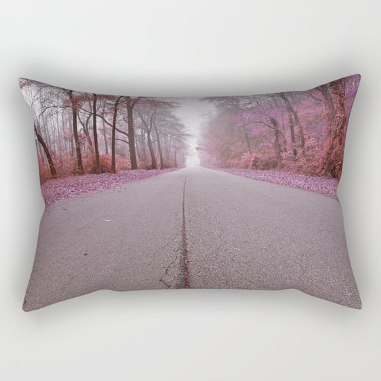 Misty Wonderland Road Rectangular Pillow