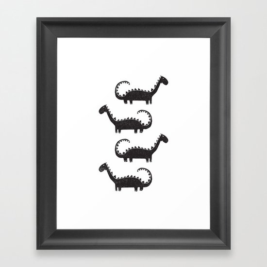 DINOFRIENDS Framed Art Print