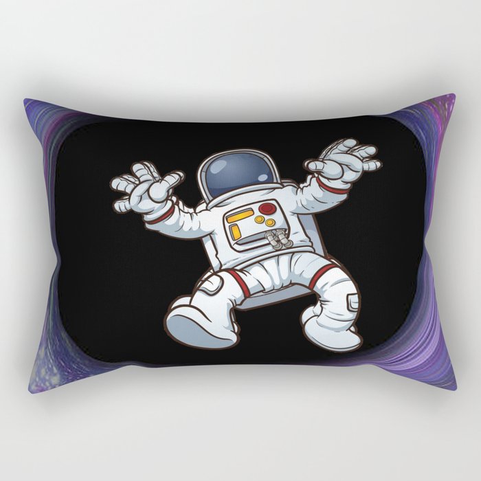 spacemen falling into blackhole Rectangular Pillow