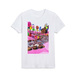 Pink Candyland Kids T Shirt