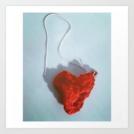 Deflated Heart Art Print