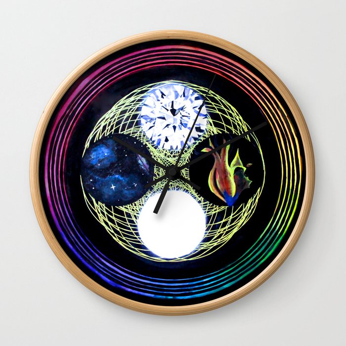 Space and Light Wall Clock