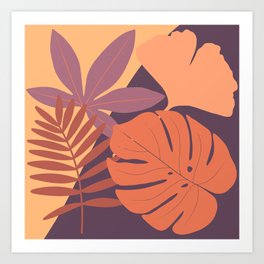 Leaves 6 Art Print