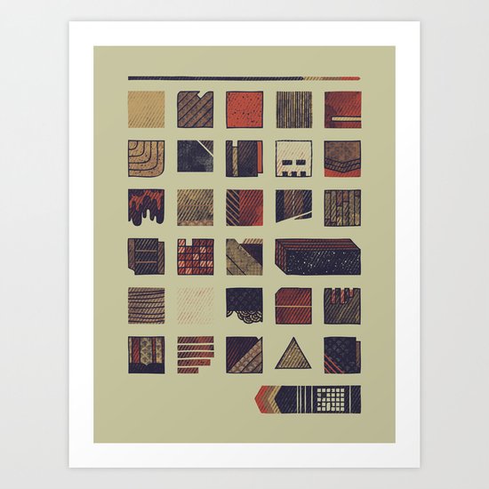 Swatches Art Print